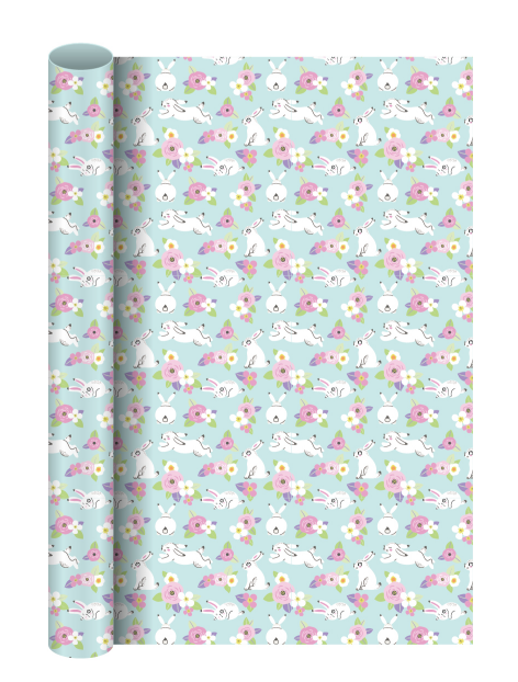 Easter Egg Bunny Pattern Gift Wrapping Paper EASE0024